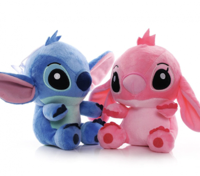Set doua mascote din plus Stitch si Angel 20 cm [3]