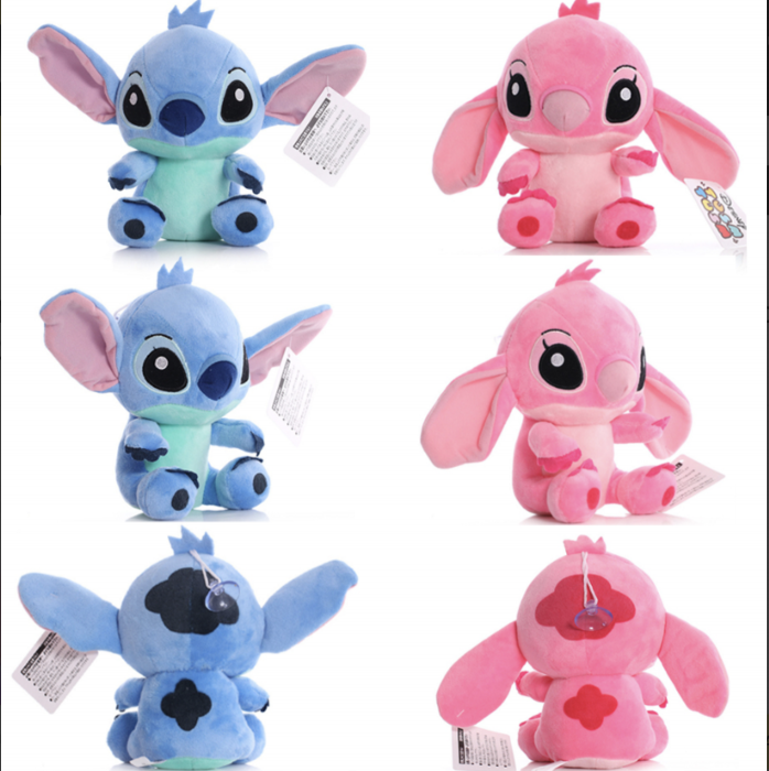 Set doua mascote din plus Stitch si Angel 20 cm [5]