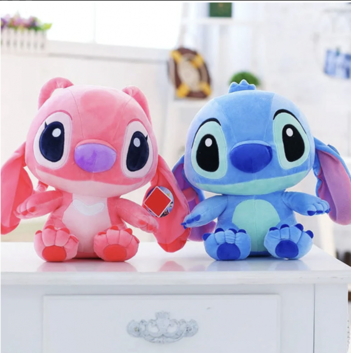 Set doua mascote din plus Stitch si Angel 20 cm [4]