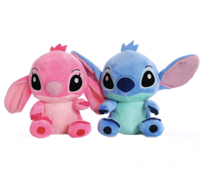 Set doua mascote din plus Stitch si Angel 20 cm [2]