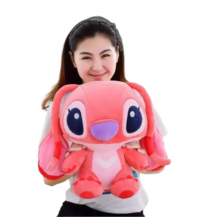 Set doua mascote din plus Stitch si Angel 45 cm [4]