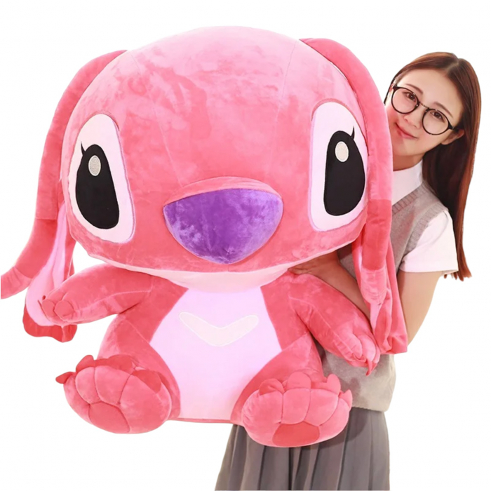 Set doua mascote din plus Stitch si Angel 65 cm [3]