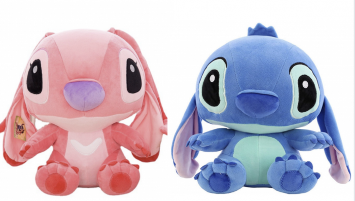 Set doua mascote din plus Stitch si Angel 65 cm [10]