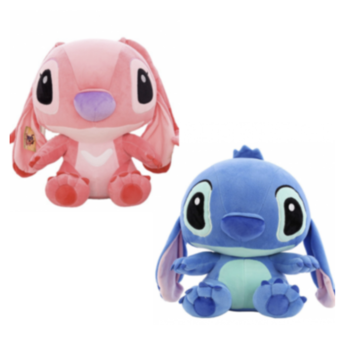 Set doua mascote din plus Stitch si Angel 65 cm [2]