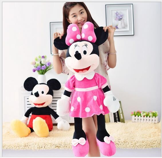 Set doua mascote Mickey si Minnie Mouse Din Plus 100 Cm [7]