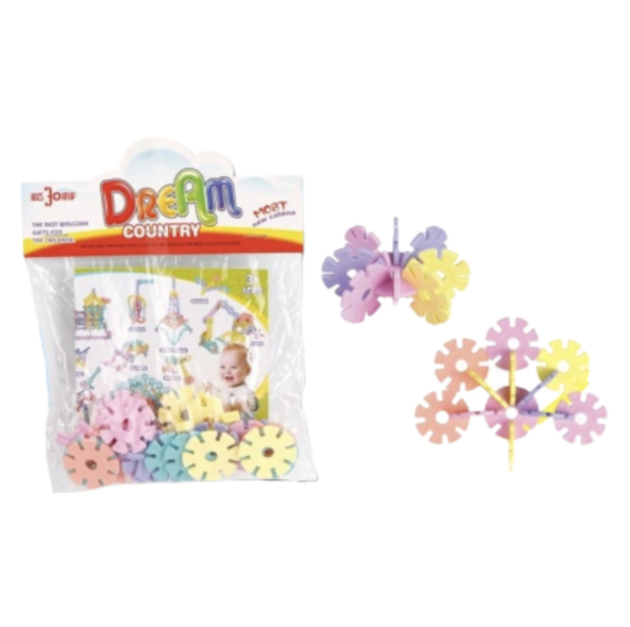 Set educational STEM de constructie cu discuri, 11 piese [6]