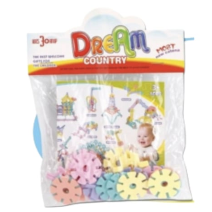 Set educational STEM de constructie cu discuri, 11 piese [1]