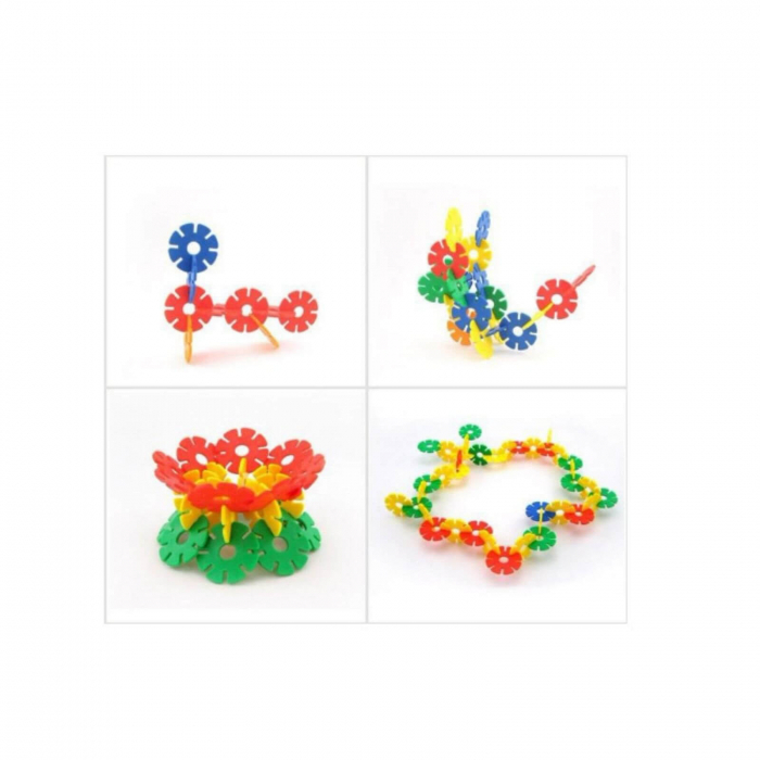 Set educational STEM de constructie cu discuri, 78 piese [8]