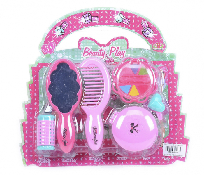 Set infrumusetare cu 6 accesorii pentru par si farduri