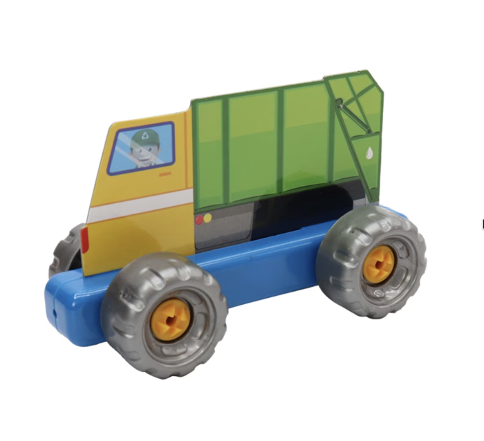 Set Joc de Constructie Vehicule DIY cu Piese si Suruburi, 30 piese [6]
