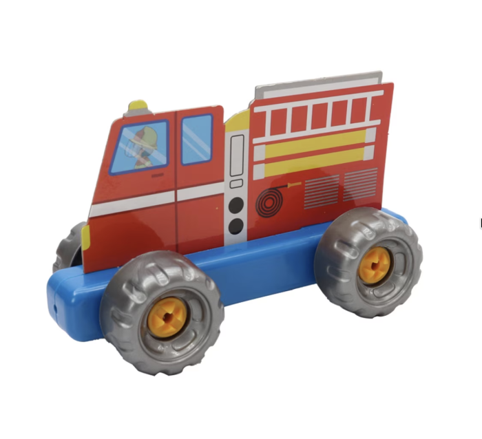 Set Joc de Constructie Vehicule DIY cu Piese si Suruburi, 30 piese [7]
