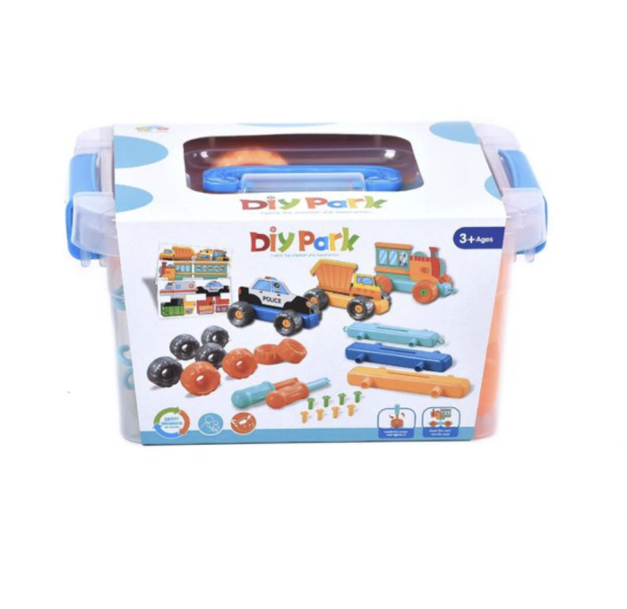 Set Joc de Constructie Vehicule DIY cu Piese si Suruburi, 30 piese [2]