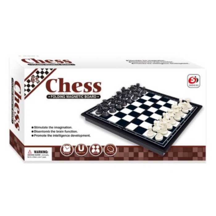 Set Joc de Sah Magnetic Pliabil de Buzunar 17x17 cm [3]