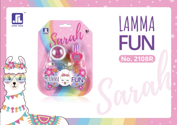 Set lipgloss si lac de unghii Lamma Fun [2]