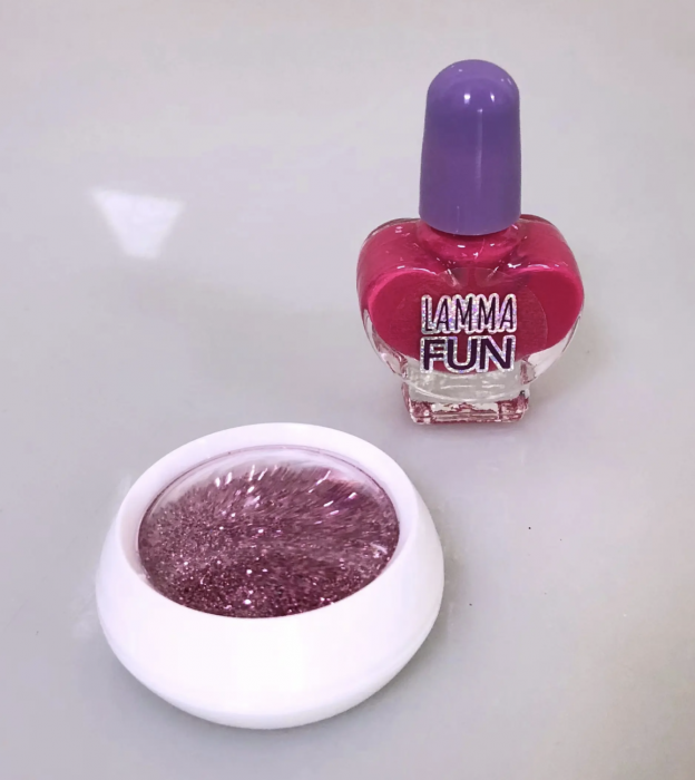Set lipgloss si lac de unghii Lamma Fun [3]