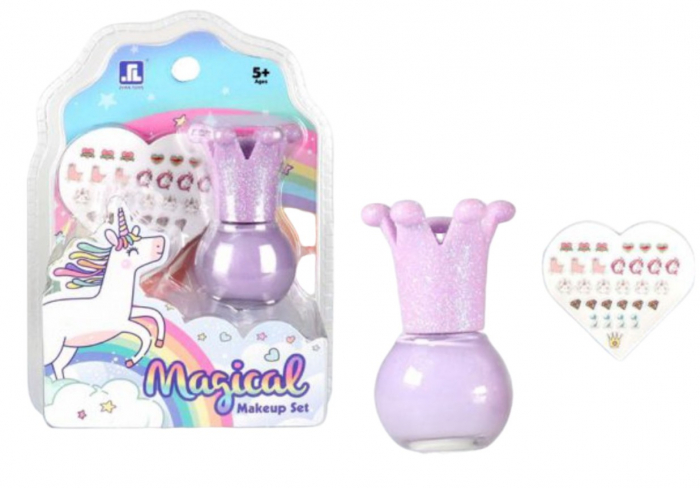 Set Manichiura Little Princess cu Oja si Abtibilduri [2]