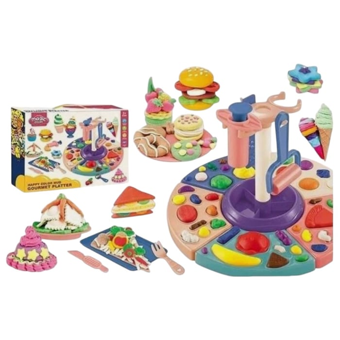 Set Mare Bucatarie cu Plastilina si Forme – Modelaj Creativ pentru Copii [7]
