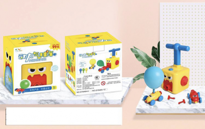 Set masinute de curse cu propulsie pe baloane [6]