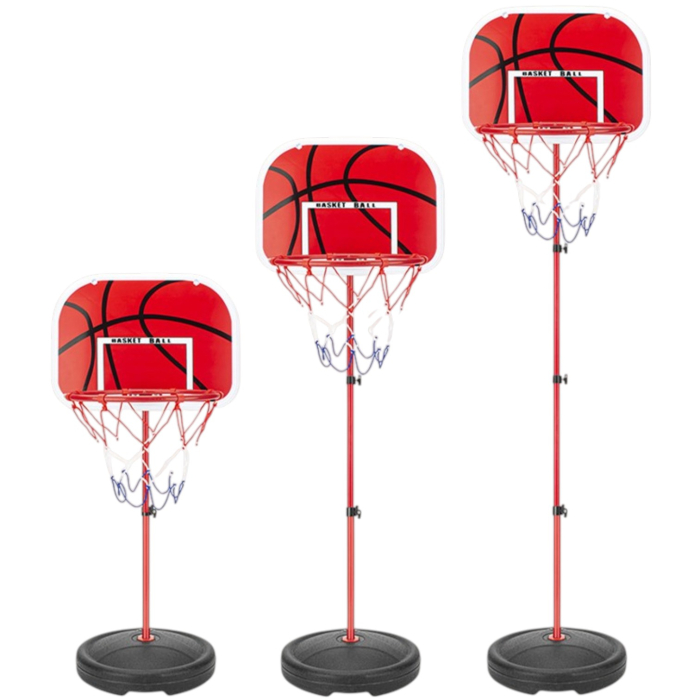Set minge si cos de baschet cu inaltime reglabila 202 cm [8]