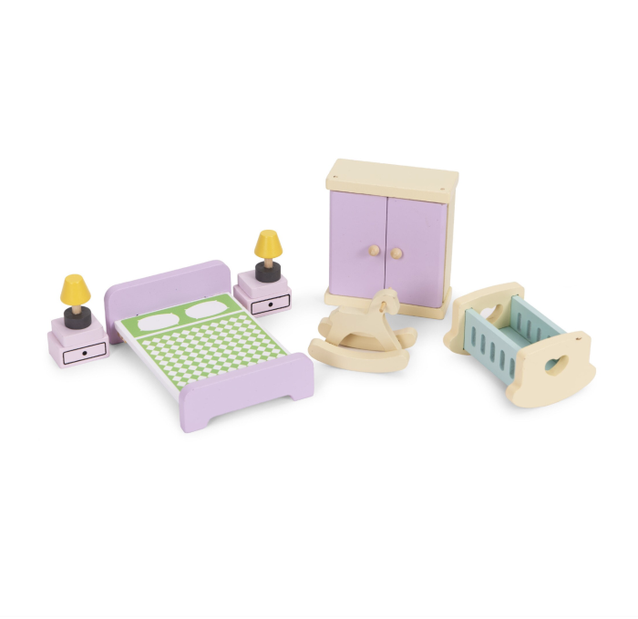 Set mobilier din lemn pentru papusi si casute, 30 piese pentru 5 camere, +3 ani [4]