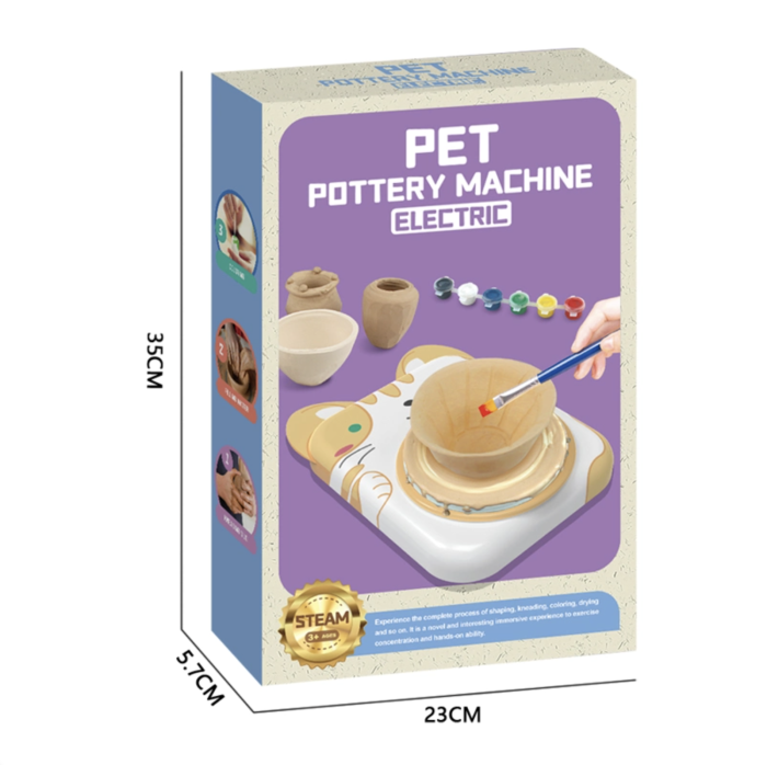 Set Olarit pentru Copii cu Roata Electrica Model Pisica [2]