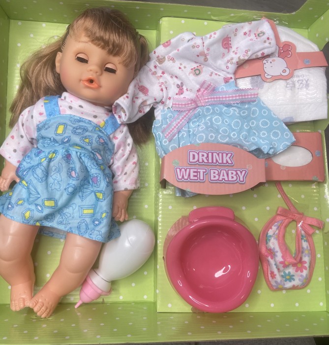 Set Papusa cu olita si accesorii, cu haine de schimb, cu sunete [5]