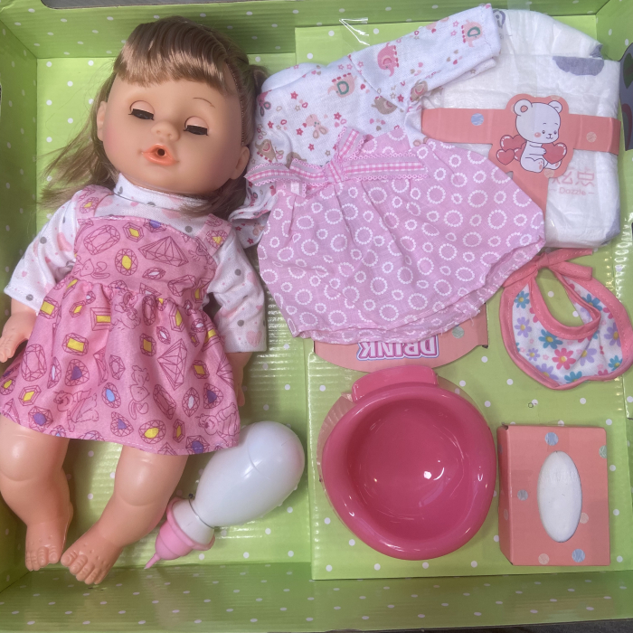 Set Papusa Sweet Babydoll cu olita, haine de schimb si sunete in limba romana, +3 ani [3]