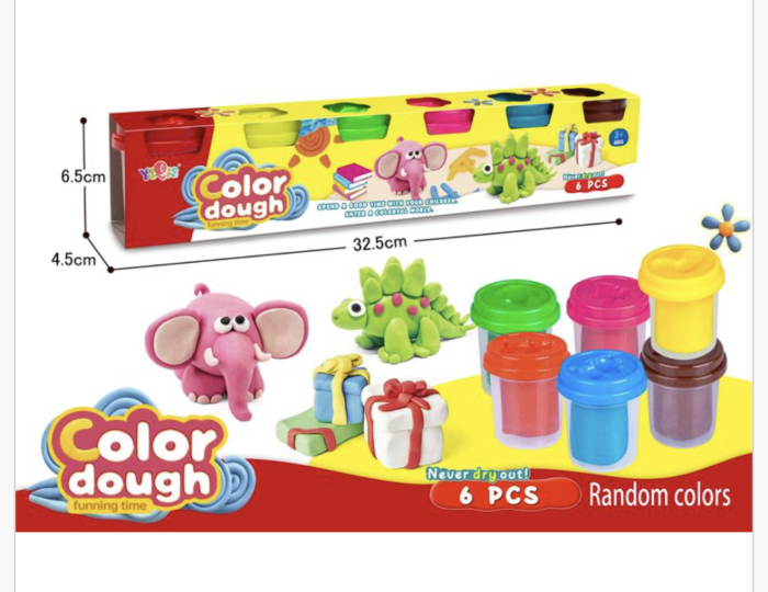 Set Plastilina Colorata Color Dough cu 6 Recipiente [4]