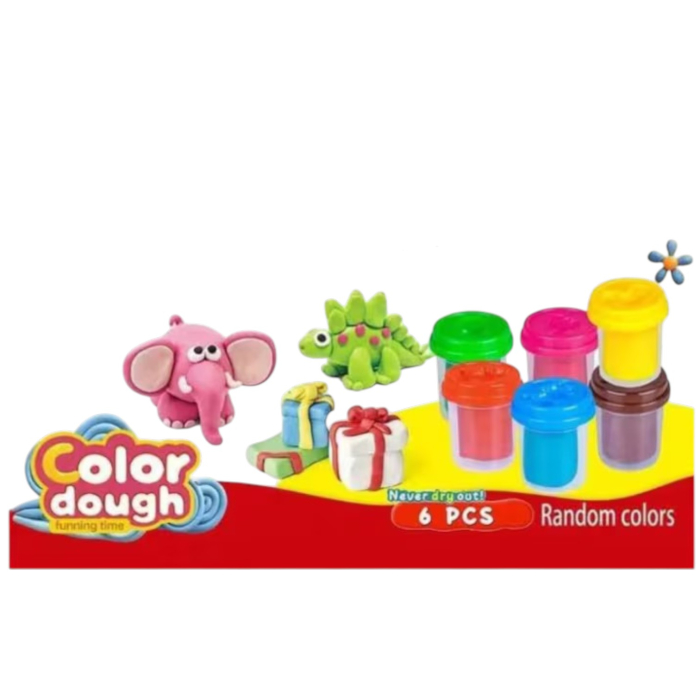 Set Plastilina Colorata Color Dough cu 6 Recipiente [3]