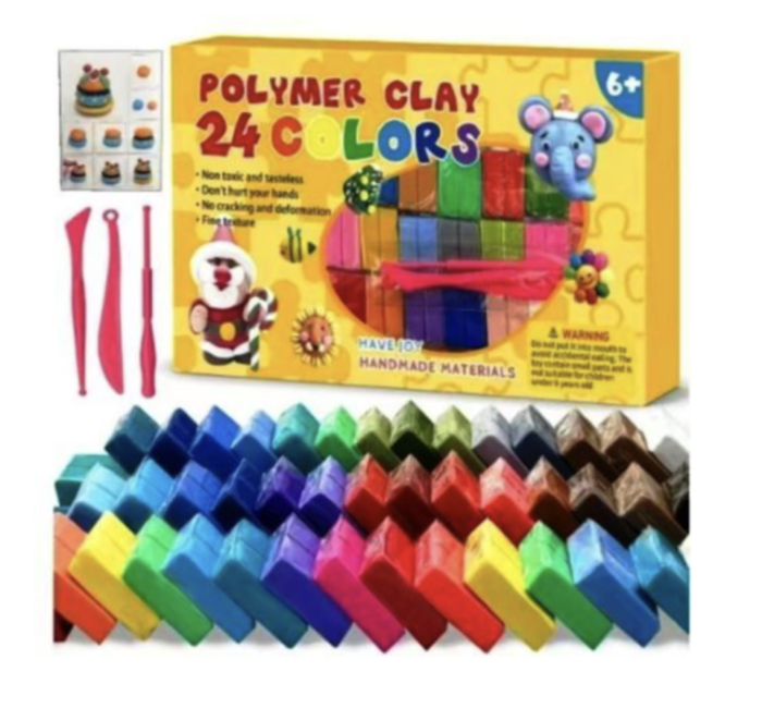 Set Plastilina Colorata pentru Modelaj – 24 Culori si Accesorii [2]