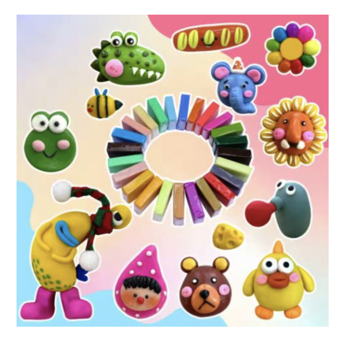 Set Plastilina Colorata pentru Modelaj – 24 Culori si Accesorii [3]