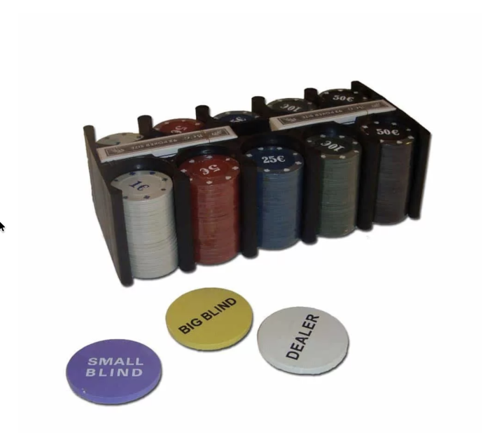 Set Poker Texas Holdem 200 jetoane, 2 pachete carti, covoras, cutie metal [5]