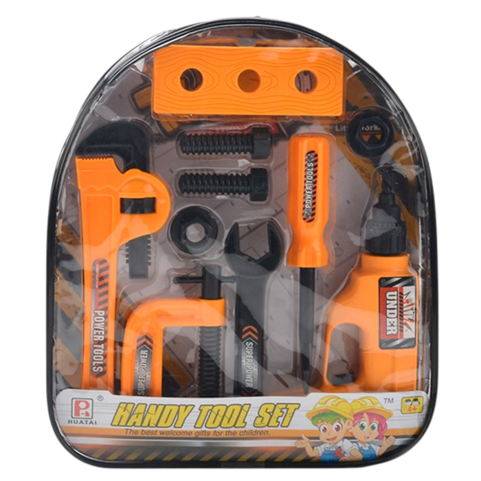 Set scule bricolaj pentru copii cu geanta de transport, plastic, 3 ani+ [3]