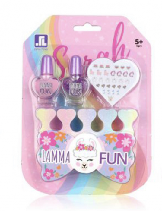 Set unghii false cu oja si stickere [2]