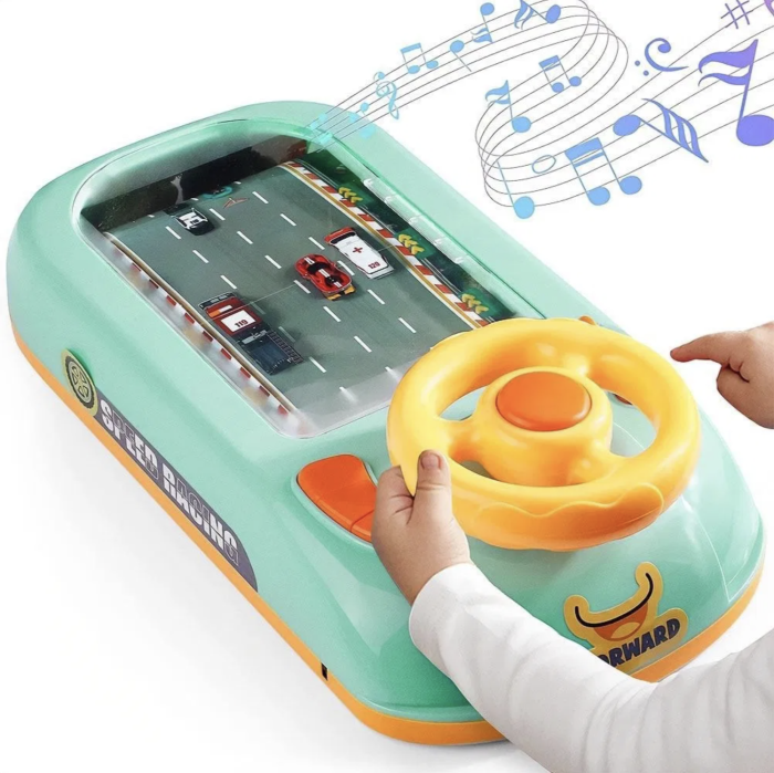 Simulator auto interactiv cu volan, sunete, muzica si efecte de trafic [3]