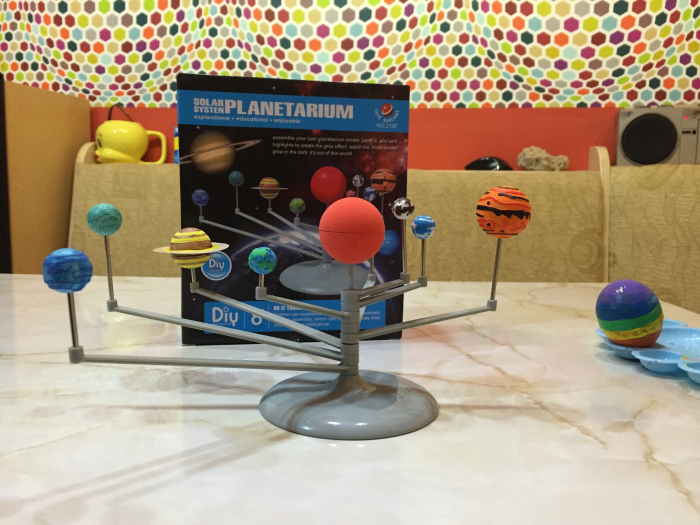 Sistemul Solar 3D, Planetarium DIY, de pictat [2]