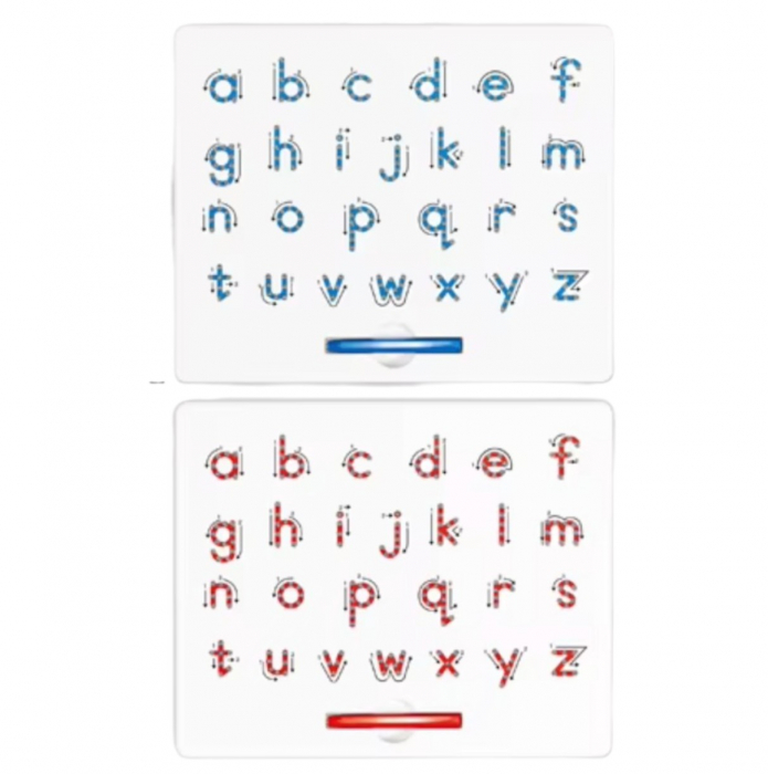 Tabla cu pix si 207 bile magnetice pentru invatarea literelor mici ale alfabetului [3]