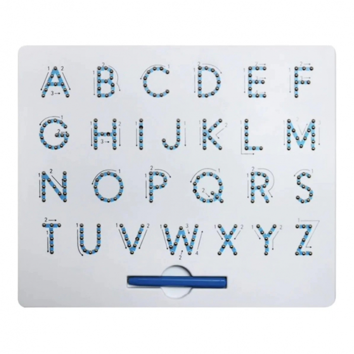 Tabla Invata literele mari ale alfabetului, cu creion magnetic [1]