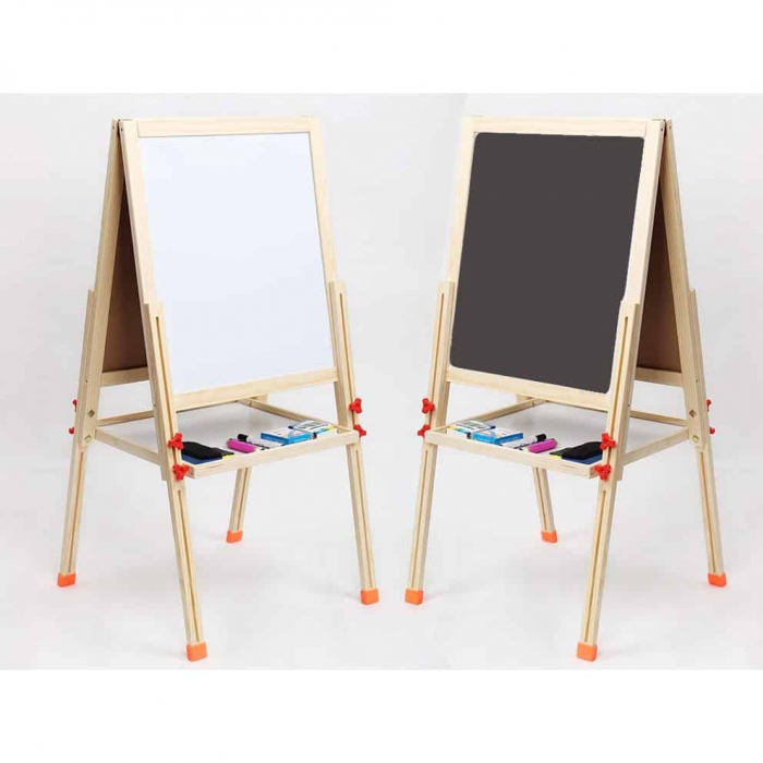 Tabla Jumbo cu Doua Fete si inaltime reglabila, 108 cm, din lemn [8]