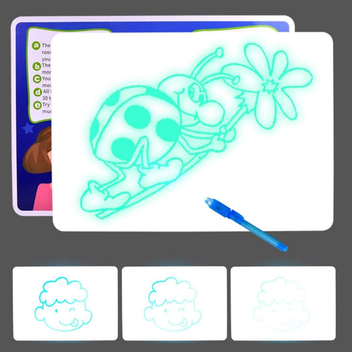 Tabla Magica Fluorescenta de scris cu Lumina [6]