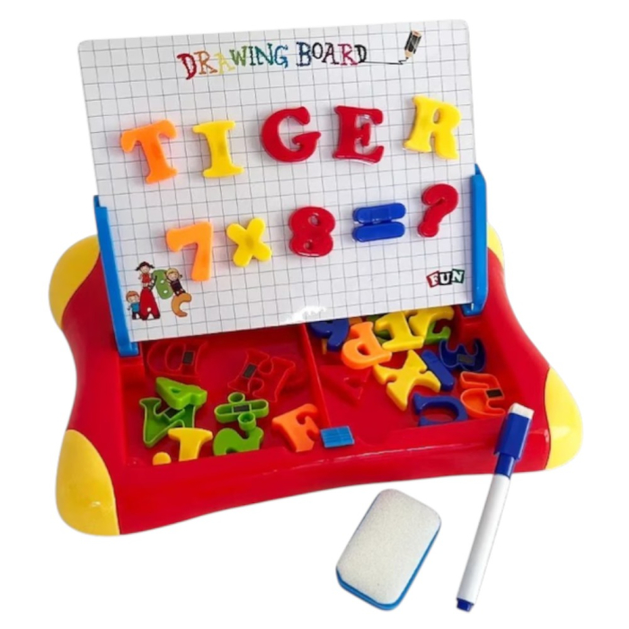 Tabla magnetica tip masuta, cu picioare detasabile, 60 piese, cu marker [3]