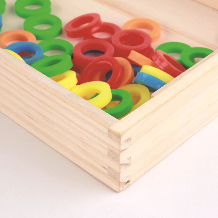 Tabla Multifunctionala De Matematica Din Lemn Donuts [5]