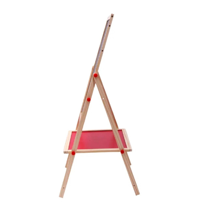 Tabla Magnetica cu Doua Fete si Cadru din Lemn, Reglabila pe Inaltime 68-112 cm [6]