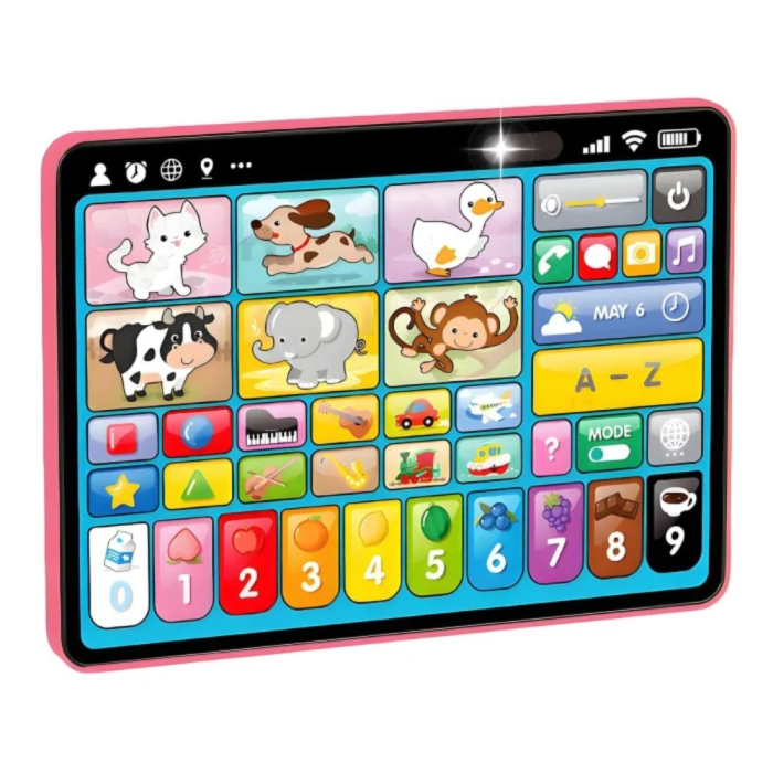 Tableta Educativa 3 in 1 Romana-Engleza - Activitati Logopedice si Jocuri, roz [2]