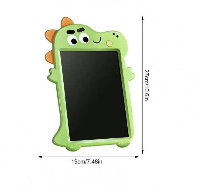 Tableta LCD pentru desen si scris – model Crocodil, verde [12]
