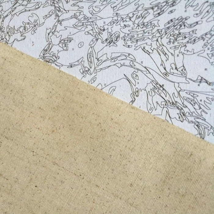Tablou PM939, Cos de nuiele cu maci si margarete, Picteaza dupa numere, cu rama de lemn, 40x50 cm - Krista [3]