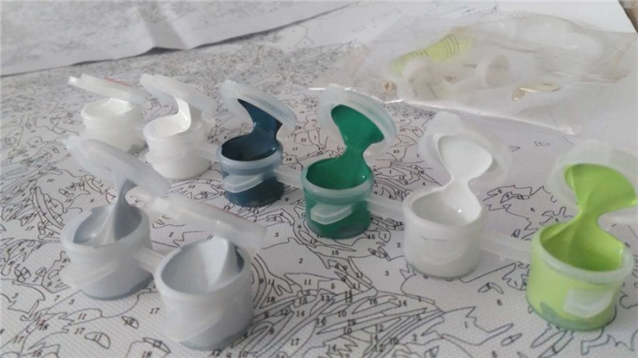 Tablou PM1004 Camp de margarete la munte, Picteaza dupa numere, cu rama de lemn, 40 x 50 cm [6]