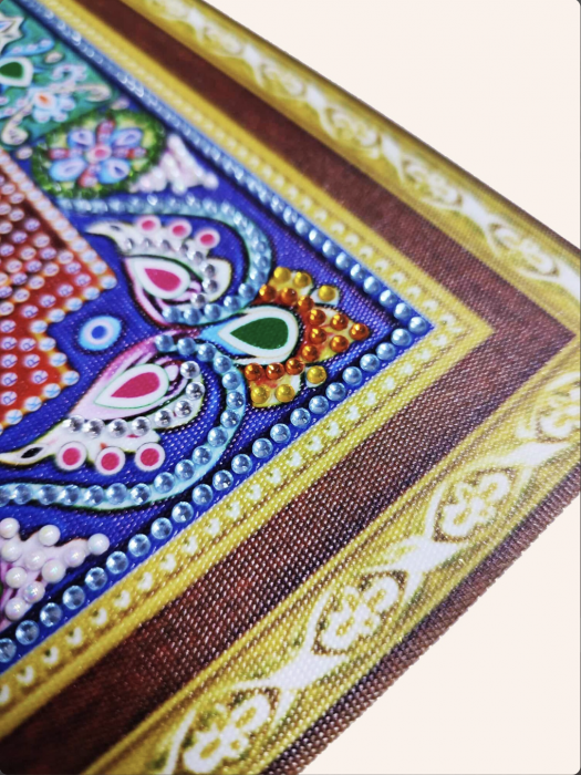 Tablou cu Diamante R8064 Nasterea Domnului, cu Umplere partiala, cu rama, 30x40 cm [5]