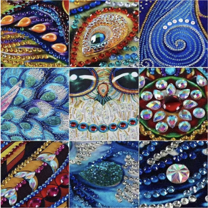 Tablou cu Diamante R8066 Iisus Hristos cara Crucea, cu Umplere partiala, cu rama, 30x40 cm [5]