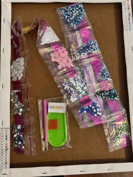 Tablou cu Diamante R8064 Maica Domnului din Ierusalim, cu Umplere partiala, cu rama, 30x40 cm [11]